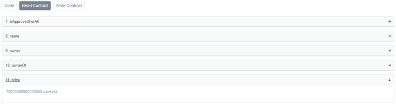Read the contract section on Etherscan.io