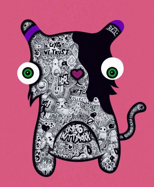 CryptoKitty Mork - Hackatao SuperRare Collection