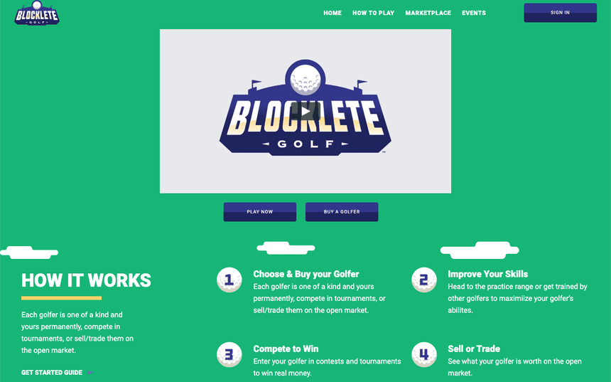blocklete homepage