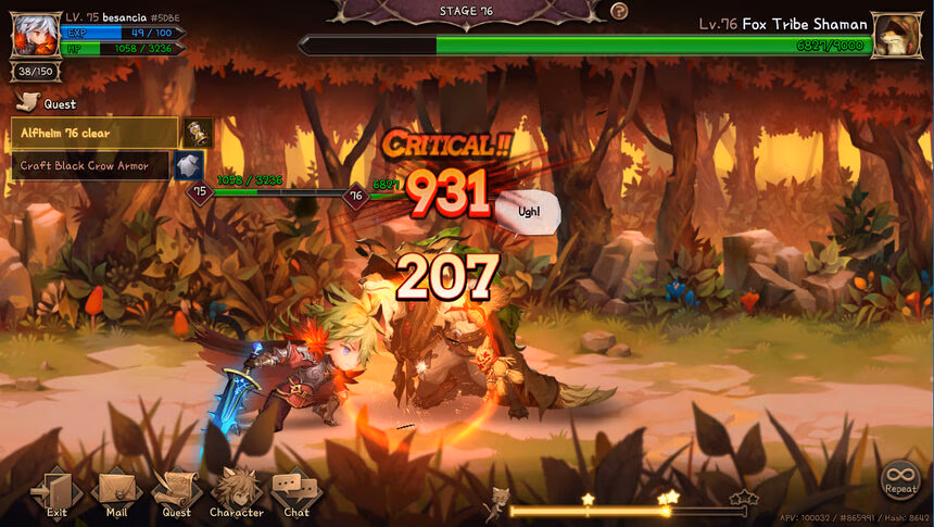 nine chronicles fight