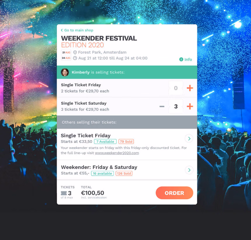 GET Protocol ticket concert