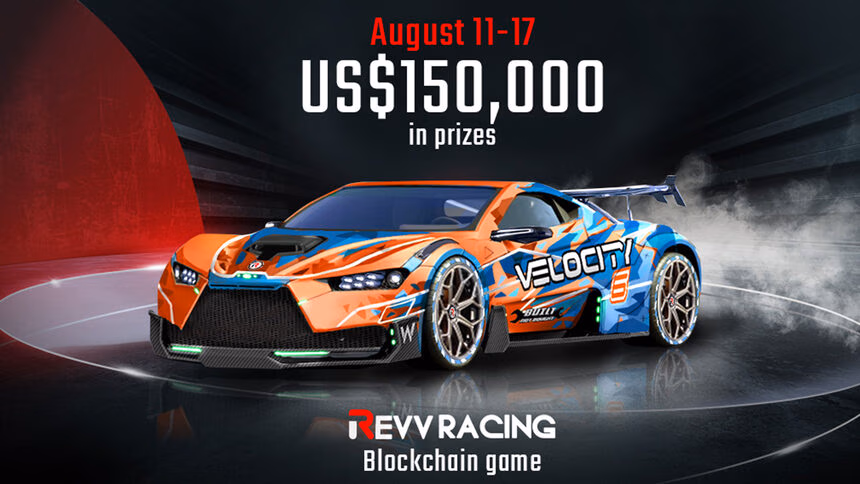 $150,000 in Prizes for “REVV Racing” Alpha Inaugural Event, a Blockchain Game by Animoca Brands