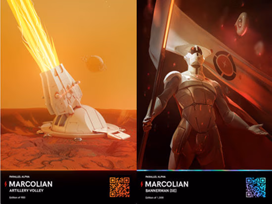 parallel alpha marcolian artillery volley