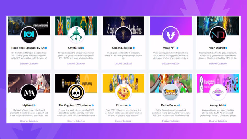 Venly market screenshot