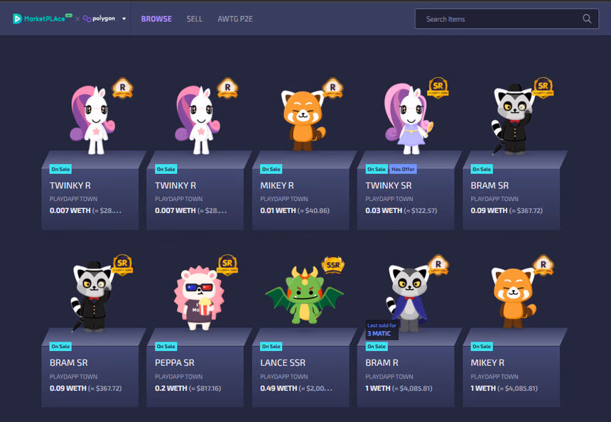 playdapp marketplace