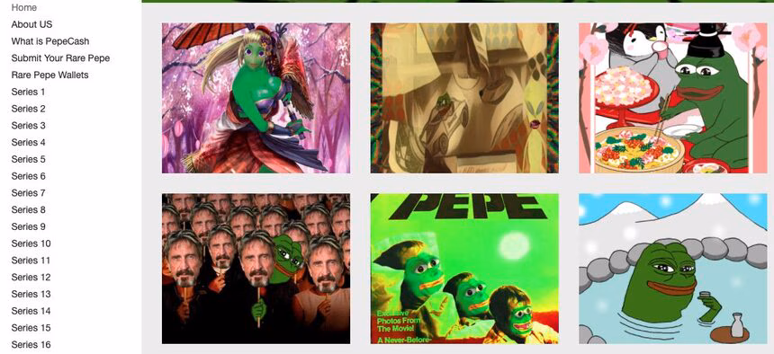 bitcoin nft rarepepe