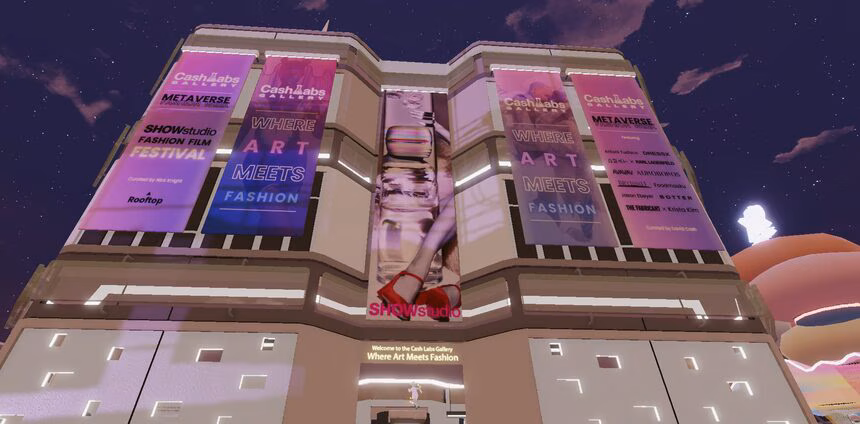 fashion week decentraland building