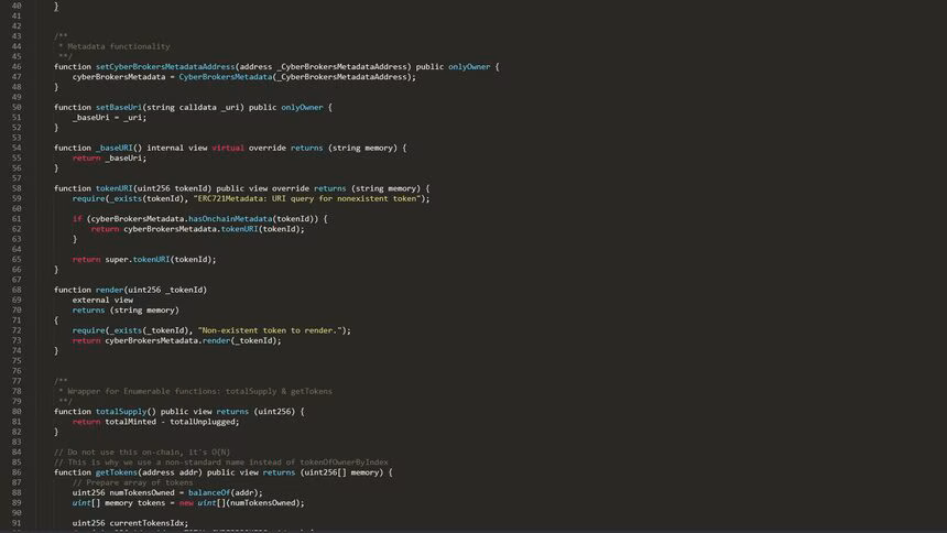 The importance of 100% on-chain NFT