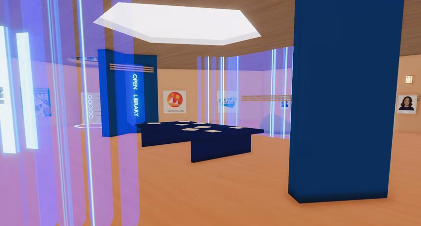 NonFungible Decentraland HQ basement
