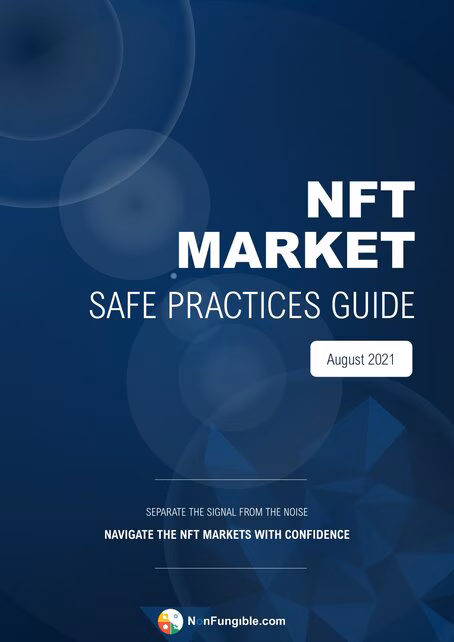 NFT Safe Practices Guide cover